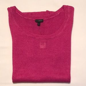 NWT Talbots Raspberry 100% Linen Sleeveless Top